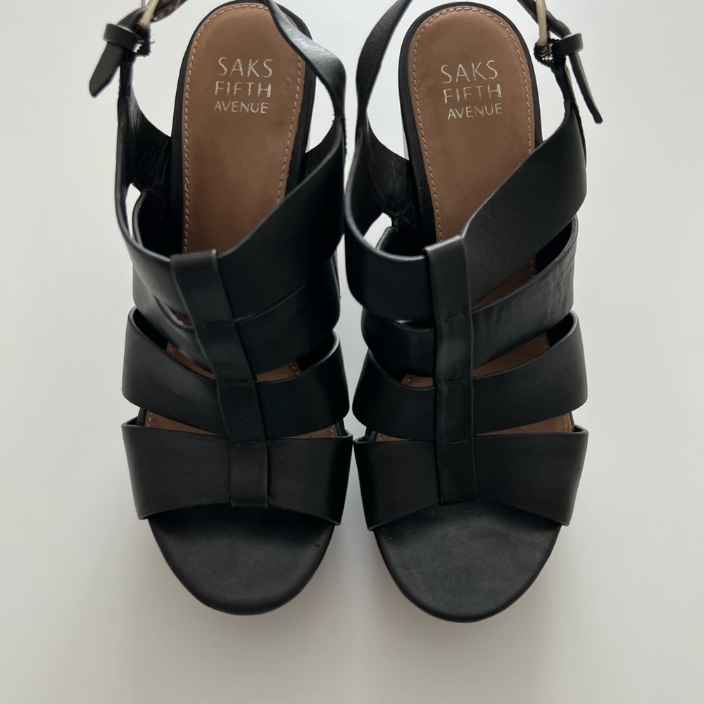 Saks Fifth Avenue wedge sandal